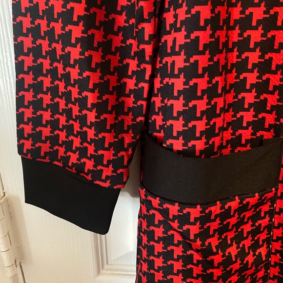 HOUNDSTOOTH LEGGINGS AND COAT SET- SZ XL - Picture 8 of 9
